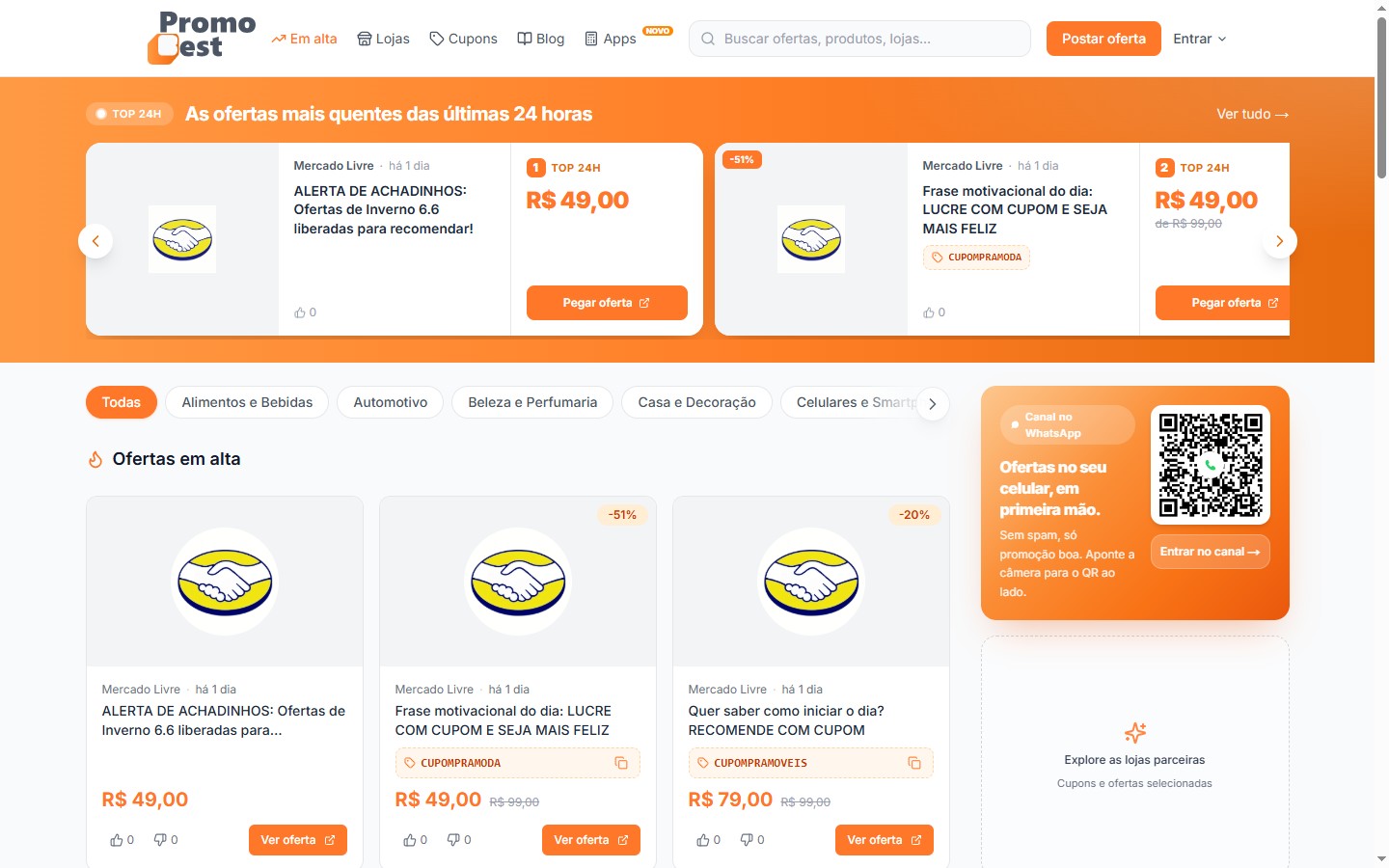 PromoBest — Ofertas & Cupons